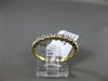 ESTATE .20CT DIAMOND 14KT YELLOW GOLD 3D 10 STONE CLASSIC MILGRAIN WEDDING RING
