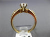 ANTIQUE .86CT DIAMOND 14KT YELLOW GOLD MARQUISE FILIGREE ENGAGEMENT RING #19852