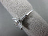 ESTATE WIDE .86CT DIAMOND MARQUISE 14KT WHITE GOLD 3 STONE ENGAGEMENT RING 22151