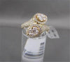 ANTIQUE WIDE DESIGNER 1.94CT DIAMOND 18KT Y GOLD RING