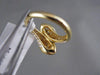 ANTIQUE WIDE DESIGNER 1.94CT DIAMOND 18KT Y GOLD RING
