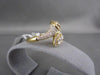 ANTIQUE WIDE DESIGNER 1.94CT DIAMOND 18KT Y GOLD RING