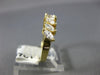 ESTATE 1.07CT MARQUISE DIAMOND 14KT YELLOW GOLD 7 STONE ANNIVERSARY RING #11546