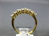 ESTATE 1.07CT MARQUISE DIAMOND 14KT YELLOW GOLD 7 STONE ANNIVERSARY RING #11546