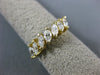 ESTATE 1.07CT MARQUISE DIAMOND 14KT YELLOW GOLD 7 STONE ANNIVERSARY RING #11546