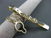 ANTIQUE 14KT WHITE & YELLOW GOLD GENTLEMAN SIMPLE NECKTIE BAR CLASP CLIP #22882