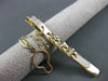 ANTIQUE 14KT WHITE & YELLOW GOLD GENTLEMAN SIMPLE NECKTIE BAR CLASP CLIP #22882
