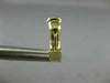 ESTATE .12CT DIAMOND 14KT YELLOW GOLD 2 ROW PAVE HUGGIE HANGING EARRINGS #26694