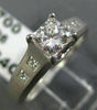 ESTATE JEFF COOPER .90CT DIAMOND PLATINUM LUCIDA ETOILE ENGAGEMENT RING #25522