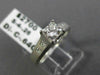 ESTATE JEFF COOPER .90CT DIAMOND PLATINUM LUCIDA ETOILE ENGAGEMENT RING #25522