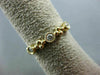 .25CT DIAMOND 14K YELLOW GOLD 3D 5 STONE FILIGREE SEMI ETERNITY ANNIVERSARY RING