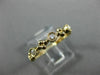 .25CT DIAMOND 14K YELLOW GOLD 3D 5 STONE FILIGREE SEMI ETERNITY ANNIVERSARY RING