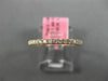 ESTATE .19CT DIAMOND 18KT ROSE GOLD SEMI ETERNITY WEDDING ANNIVERSARY RING BAND