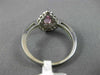 1.07CT DIAMOND & AAA PEAR SHAPE PINK TOURMALINE 14KT WHITE GOLD ENGAGEMENT RING