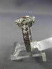 LARGE .92CT DIAMOND & AAA YELLOW SAPPHIRE 14KT WHITE GOLD BEZEL ENGAGEMENT RING