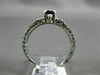 .86CT DIAMOND & AAA PEAR SHAPE SAPPHIRE 14KT WHITE GOLD 3D FILIGREE ENGAGEMENT