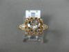 .95CT DIAMOND & AAA ROUND MORGANITE 14KT ROSE GOLD 3D FILIGREE ENGAGEMENT RING