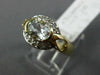 .92CT DIAMOND & AAA OVAL AQUAMARINE 14KT YELLOW GOLD SEMI BEZEL ENGAGEMENT RING