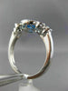 2.20CT DIAMOND & AAA OVAL BLUE TOPAZ 14KT WHITE GOLD 3D FILIGREE ENGAGEMENT RING