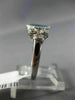 2.20CT DIAMOND & AAA OVAL BLUE TOPAZ 14KT WHITE GOLD 3D FILIGREE ENGAGEMENT RING