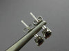 ESTATE 2.01CT DIAMOND & AAA GARNET 14KT WHITE GOLD 3D OVAL HALO STUD EARRINGS