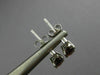 ESTATE 2.01CT DIAMOND & AAA GARNET 14KT WHITE GOLD 3D OVAL HALO STUD EARRINGS