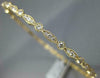 1.58CT DIAMOND 18K YELLOW GOLD 3D ROUND INFINITY ETOILE ETERNITY BANGLE BRACELET