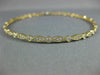 1.58CT DIAMOND 18K YELLOW GOLD 3D ROUND INFINITY ETOILE ETERNITY BANGLE BRACELET
