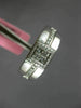 WIDE .36CT DIAMOND 18K WHITE GOLD 3D ROUND & PRINCESS INVISIBLE ANNIVERSARY RING