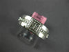 WIDE .36CT DIAMOND 18K WHITE GOLD 3D ROUND & PRINCESS INVISIBLE ANNIVERSARY RING