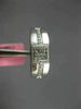WIDE .36CT DIAMOND 18K WHITE GOLD 3D ROUND & PRINCESS INVISIBLE ANNIVERSARY RING