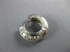 ESTATE WIDE 1.30CT DIAMOND 14K WHITE GOLD CLASSIC MULTI ROW HUGGIE EARRINGS #679
