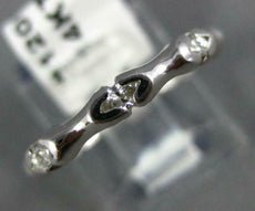 ANTIQUE .60CT DIAMOND 14K WHITE GOLD 3D MARQUISE ETERNITY ANNIVERSARY RING #1209