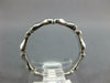 ANTIQUE .60CT DIAMOND 14K WHITE GOLD 3D MARQUISE ETERNITY ANNIVERSARY RING #1209