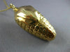 ANTIQUE LARGE 14K YELLOW GOLD CLASSIC CORN STALK HUSK PENDANT #20849