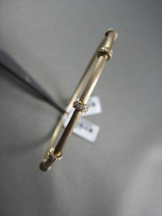ANTIQUE 5MM TUBE DESIGN .24CT DIAMOND 14KT YELLOW GOLD BANGLE SIMPLY AMAZING!!!!