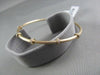 ANTIQUE 5MM TUBE DESIGN .24CT DIAMOND 14KT YELLOW GOLD BANGLE SIMPLY AMAZING!!!!
