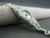 ANTIQUE ART DECO 1.30CT OLD MINE DIAMOND FILIGREE PLATINUM SOLAR WATCH #22177