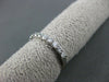 ANTIQUE .51CT ROUND DIAMOND 14K WHITE GOLD ETERNITY RING 2mm BEAUTIFUL! #21704