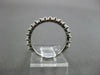 ANTIQUE .51CT ROUND DIAMOND 14K WHITE GOLD ETERNITY RING 2mm BEAUTIFUL! #21704
