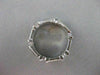 ANTIQUE 1.10CTW DIAMOND 18KT WHITE GOLD RAISED WEDDING ETERNITY RING 8MM #14575