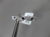 ANTIQUE .22CT AAA SAPPHIRE 14KT WHITE GOLD 5 STONE FILIGREE RING AMAZING!!!!!!!!