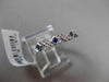ANTIQUE .22CT AAA SAPPHIRE 14KT WHITE GOLD 5 STONE FILIGREE RING AMAZING!!!!!!!!