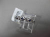 ANTIQUE .22CT AAA SAPPHIRE 14KT WHITE GOLD 5 STONE FILIGREE RING AMAZING!!!!!!!!