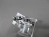 ANTIQUE .22CT AAA SAPPHIRE 14KT WHITE GOLD 5 STONE FILIGREE RING AMAZING!!!!!!!!