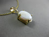 ESTATE 2.22CT AAA OPAL 14KT YELLOW GOLD 3D CLASSIC OVAL FLOATING PENDANT #25446