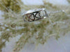 ANTIQUE DIAMOND 7MM SEA PEARL OPEN HEART 18KT WHITE GOLD PENDANT