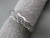ANTIQUE .70CT DIAMOND 14K WHITE GOLD BEZEL WEDDING ANNIVERSARY RING 4M FG 9684