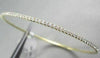 ANTIQUE NARROW 2.60CT DIAMOND 18KT YELLOW GOLD 2MM WIDE BANGLE SIMPLY BEAUTIFUL!