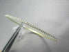 ANTIQUE NARROW 2.60CT DIAMOND 18KT YELLOW GOLD 2MM WIDE BANGLE SIMPLY BEAUTIFUL!